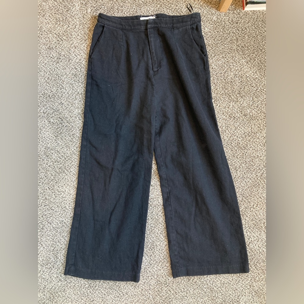 Aritzia Twill Wide Leg Pants